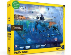National Geographic puzzle with Pacific Coast image