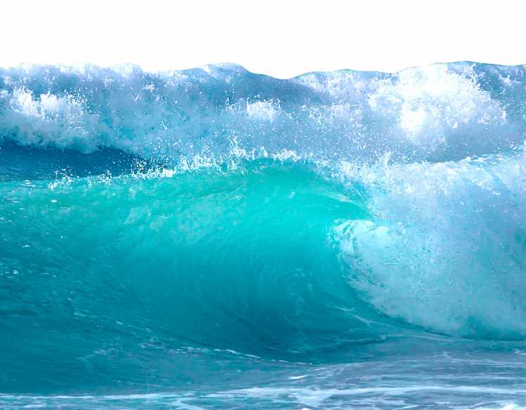 waves crashing