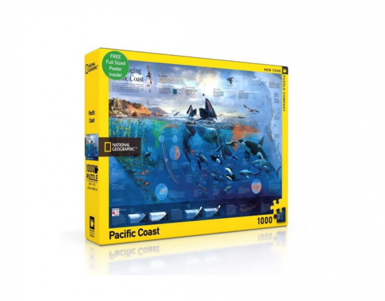 Pacific Coast puzzle by National Geographic
