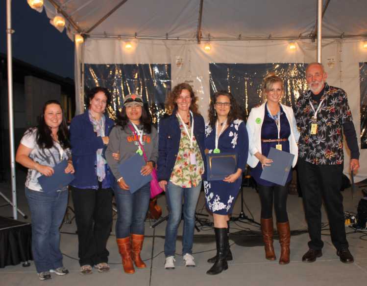 volunteer appreciation party 10 year award recipients