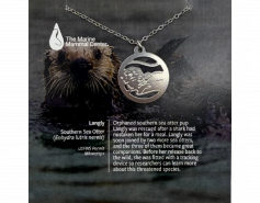 Southern Sea Otter Langly Adopt-a-Seal® necklace